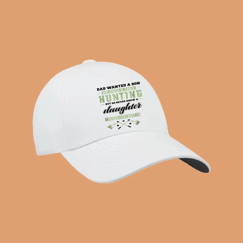 Dad Take Hunting Daughter Shoot Better Hunter Baseball Cap