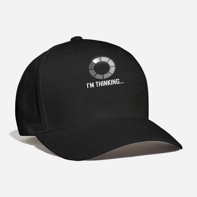 I m Thinking Geek Nerd Computer Programmer T Shir Baseball Cap