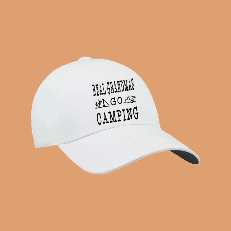 Real Grandma Go Camping Grandma Wo  Baseball Cap