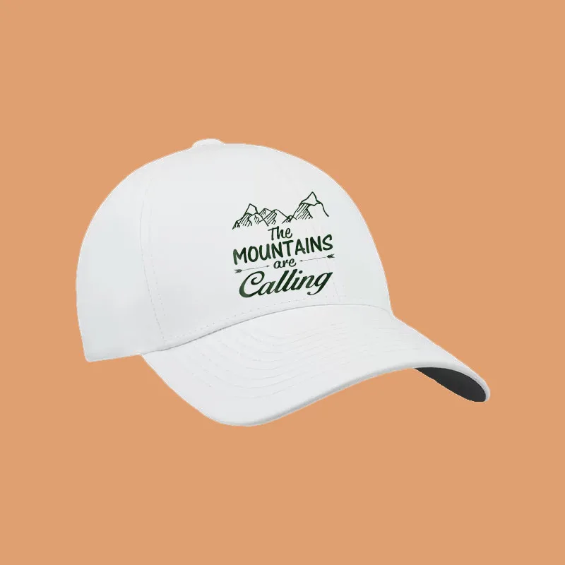 The Mountains Are Calling I Have To Go Camping Baseball Cap