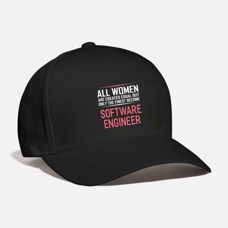 Womens Software Engineer Funny Sayings Women Baseball Cap