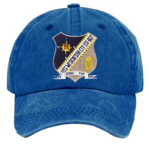 Uss Westchester County Lst 1167 Embroidered Patch Washed Baseball Hat