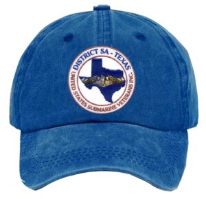 Ussvi District 5a Texas Embroidered Patch Washed Baseball Hat