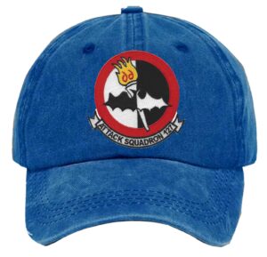 Va 127 Aviation Attack Squadron Embroidered Patch Washed Baseball Hat