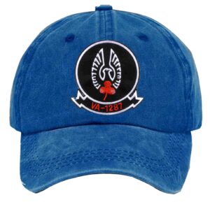 Va 1287 Embroidered Patch Washed Baseball Hat