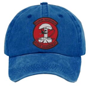 Va 215 Attack Squadron Embroidered Patch Washed Baseball Hat