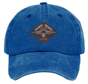 Va 304 A 7 Embroidered Patch Washed Baseball Hat