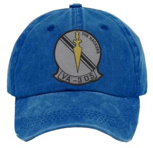 Va 305 Attack Squadron Embroidered Patch Washed Baseball Hat