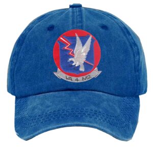 Va 4 M2 Attack Squadron Four M Two Embroidered Patch Washed Baseball Hat