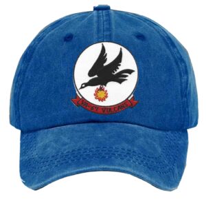 Va 67 Attack Squadron Six Seven Embroidered Patch Washed Baseball Hat