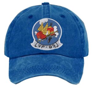 Vp 83 Aviation Patrol Squadron Eighty Three Embroidered Patch Washed Baseball Hat